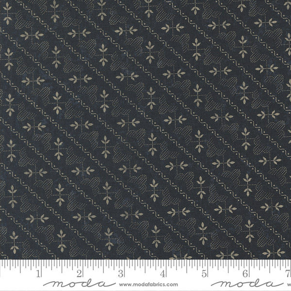 Moda Kansas Troubles - Wheatland 9794 14 Cornflower Arbor Vine Stripes By The Yard