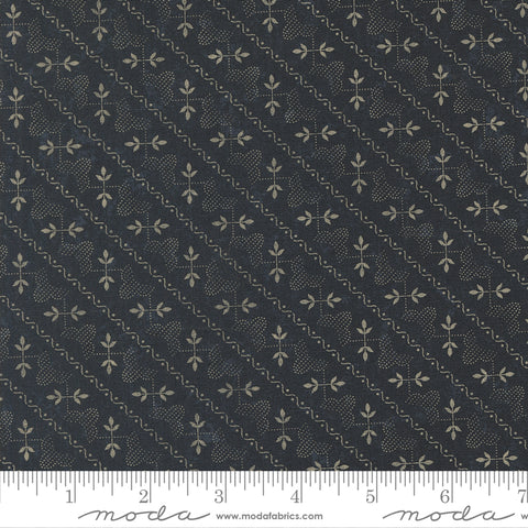 Moda Kansas Troubles - Wheatland 9794 14 Cornflower Arbor Vine Stripes By The Yard