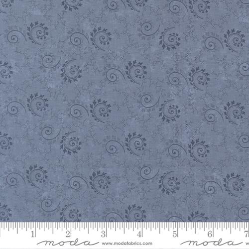 Moda Kansas Troubles - Bluebird's Nest 9801 24 Light Blue Swirls By The Yard