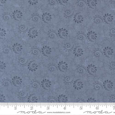 Moda Kansas Troubles - Bluebird's Nest 9801 24 Light Blue Swirls By The Yard
