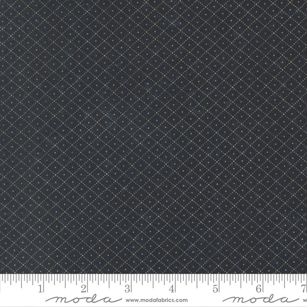 Moda Kansas Troubles - Bluebird's Nest 9808 14 Blue Dot Check By The Yard