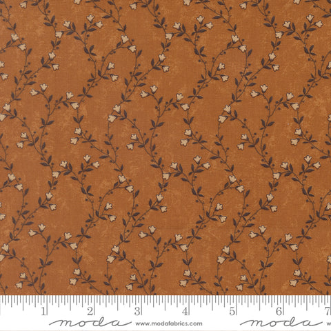 Moda Kansas Troubles - Quail Run 9831 12 Amber Creeping Vine By The Yard