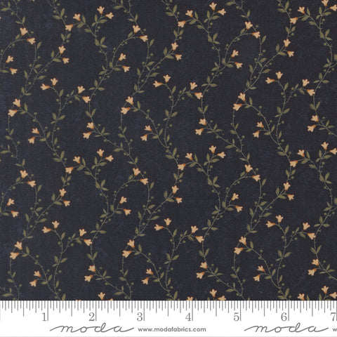 Moda Kansas Troubles - Quail Run 9831 14 Indigo Creeping Vine By The Yard