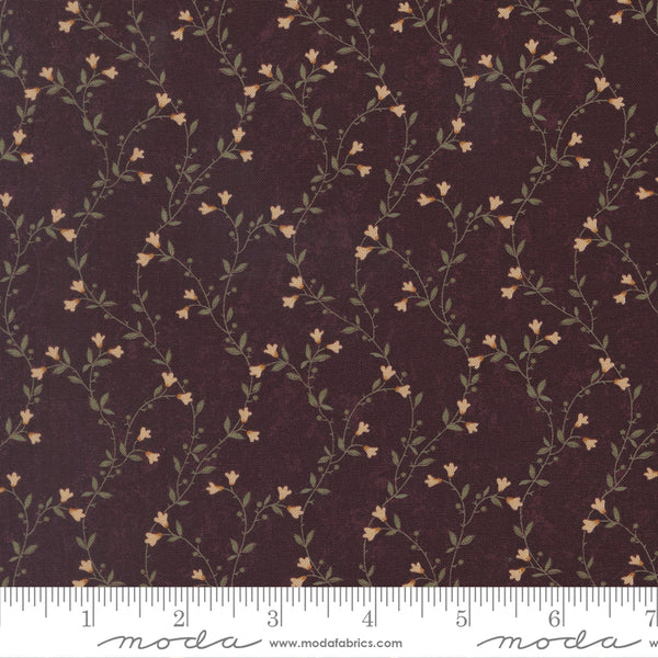 Moda Kansas Troubles - Quail Run 9831 16 Mulberry Creeping Vine By The Yard