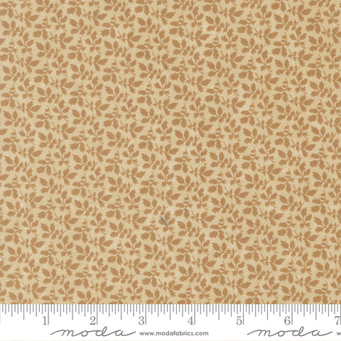 Moda Kansas Troubles - Quail Run 9832 21 Tonal Tan Fallen Leaves By The Yard