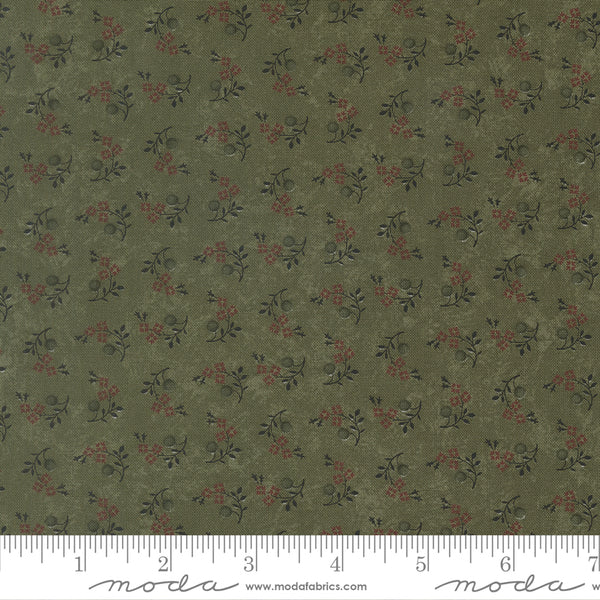 Moda Kansas Troubles - Quail Run 9834 15 Grass Blooms & Berries By The Yard