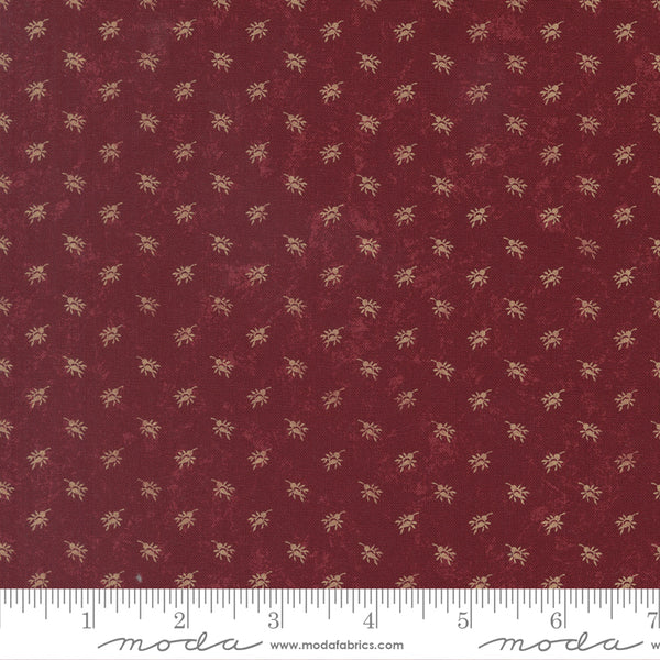 Moda Kansas Troubles - Quail Run 9835 13 Brick Wheat Seed By The Yard