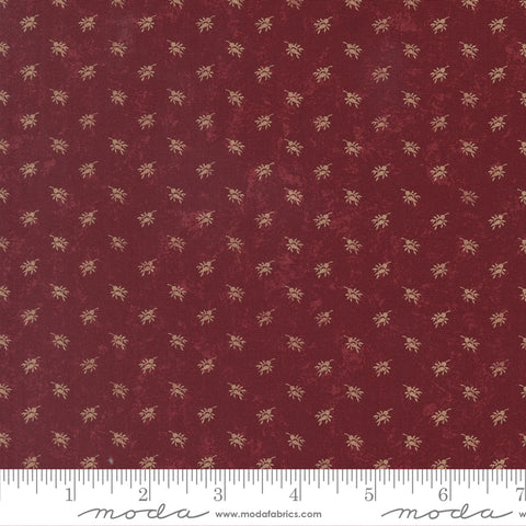 Moda Kansas Troubles - Quail Run 9835 13 Brick Wheat Seed By The Yard