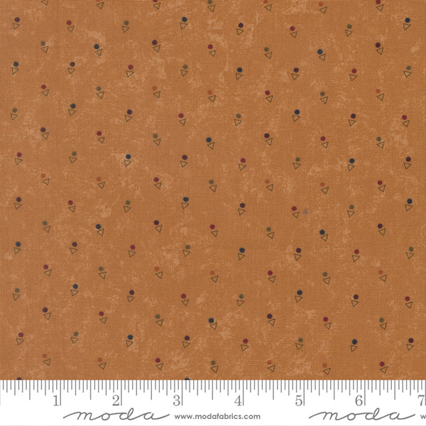 Moda Kansas Troubles - Quail Run 9836 12 Amber Triangle Dot By The Yard