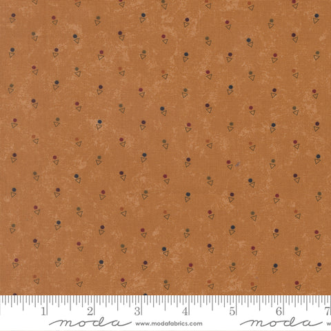 Moda Kansas Troubles - Quail Run 9836 12 Amber Triangle Dot By The Yard