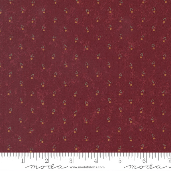 Moda Kansas Troubles - Quail Run 9836 13 Brick Triangle Dot By The Yard