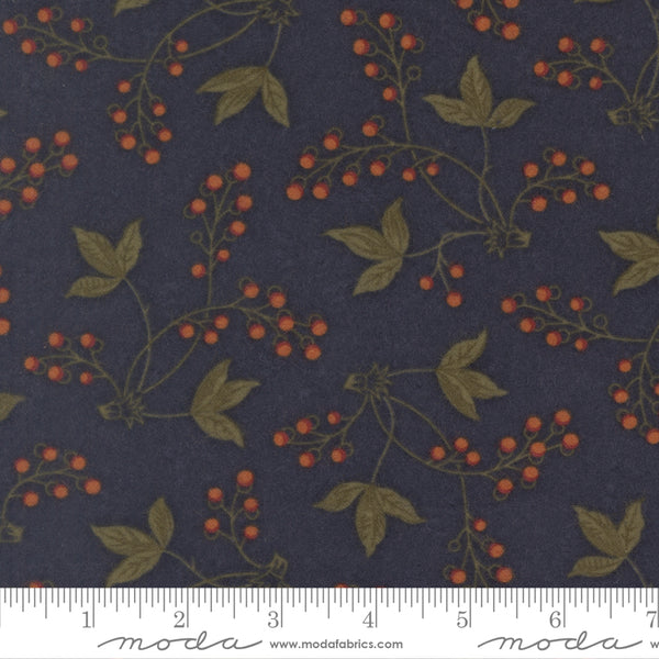 Moda Kansas Troubles - Flannel Season 9840 14F Indigo Autumn Day Flannel By The Yard