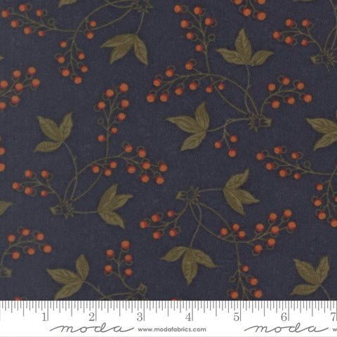 Moda Kansas Troubles - Flannel Season 9840 14F Indigo Autumn Day Flannel By The Yard