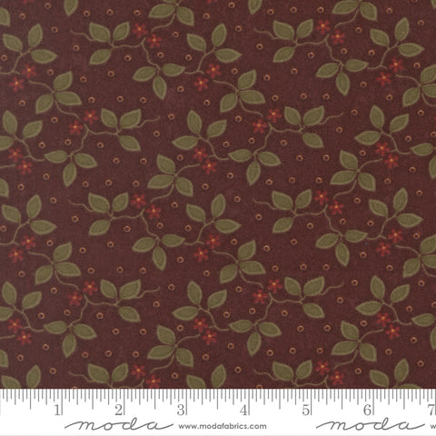 Moda Kansas Troubles - Flannel Season 9841 16F Pansy Three Leaves Flannel By The Yard
