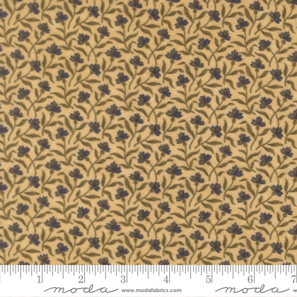 Moda Kansas Troubles - Flannel Season 9842 11F Tan Bluebeard Bush Flannel By The Yard
