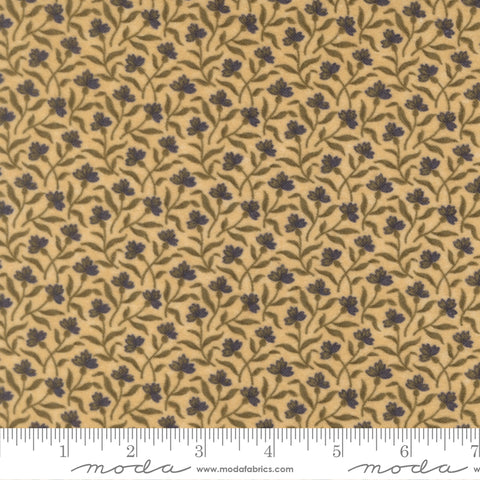 Moda Kansas Troubles - Flannel Season 9842 11F Tan Bluebeard Bush Flannel By The Yard