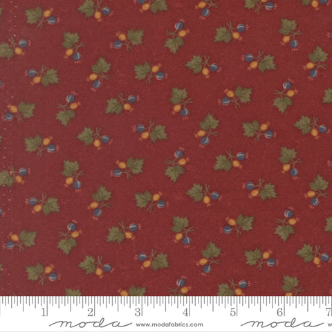 Moda Kansas Troubles - Flannel Season 9843 13F Barn Red Berry Nice Flannel By The Yard