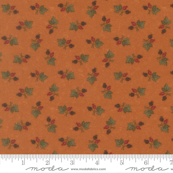 Moda Kansas Troubles - Flannel Season 9843 17F Pumpkin Berry Nice Flannel By The Yard