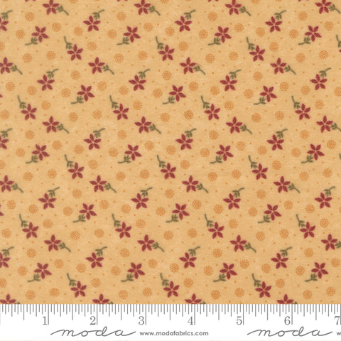 Moda Kansas Troubles - Flannel Season 9844 11F Tan Autumn Blooms Flannel By The Yard