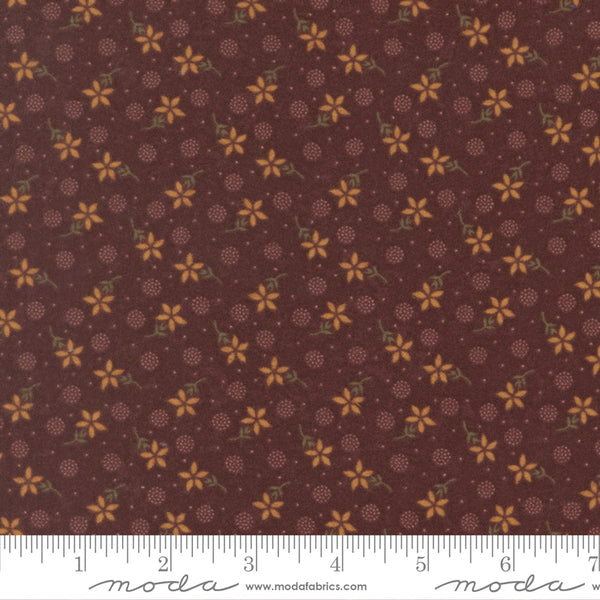 Moda Kansas Troubles - Flannel Season 9844 16F Pansy Autumn Blooms Flannel By The Yard