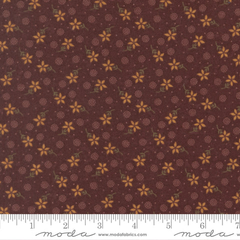 Moda Kansas Troubles - Flannel Season 9844 16F Pansy Autumn Blooms Flannel By The Yard