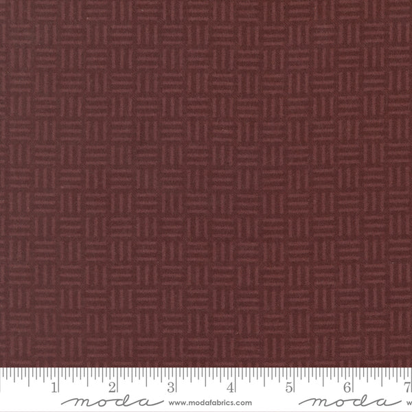 Moda Kansas Troubles - Flannel Season 9847 16F Pansy Basketweave Flannel By The Yard