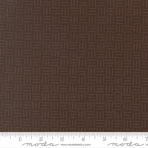 Moda Kansas Troubles - Flannel Season 9847 18F Earth Basketweave Flannel By The Yard