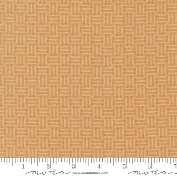 Moda Kansas Troubles - Flannel Season 9847 21F Tan Tonal Basketweave Flannel By The Yard