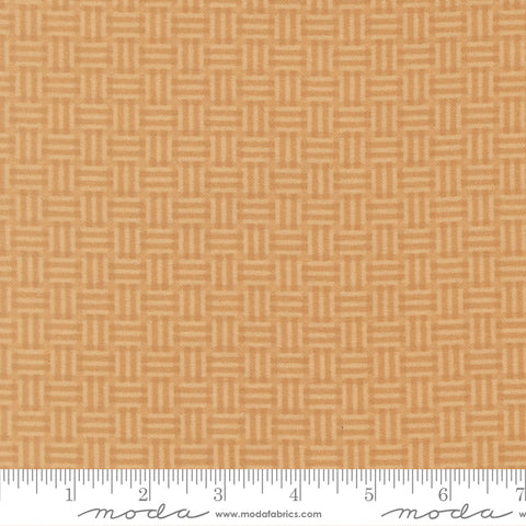 Moda Kansas Troubles - Flannel Season 9847 21F Tan Tonal Basketweave Flannel By The Yard