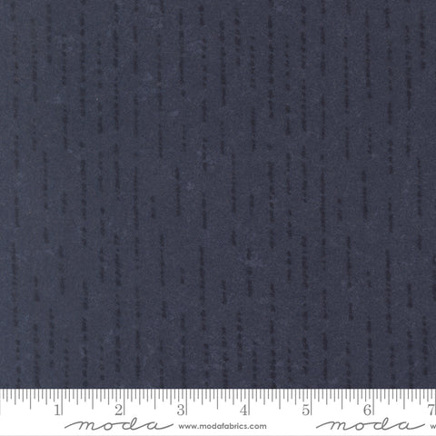 Moda Kansas Troubles - Flannel Season 9848 14F Indigo Ripple Stripes Flannel By The Yard