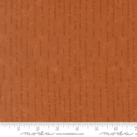 Moda Kansas Troubles - Flannel Season 9848 17F Pumpkin Ripple Stripes Flannel By The Yard