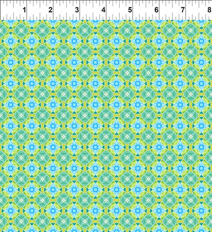 In The Beginning Dragon Friends 9DF 1 Green Geo 4 By The Yard