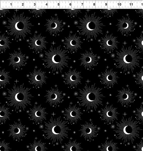 In The Beginning La Luna 9LL 1M Black/Silver Moons By The Yard