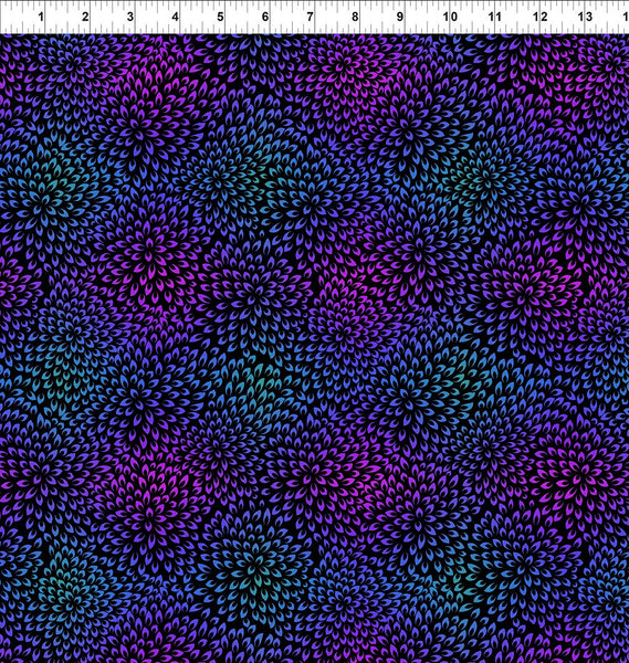 In The Beginning Vivid 9VIV 2 Purple Mumms By The Yard