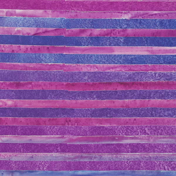 Kaufman Artisan Batik World of Stripes 22644 6 Purple