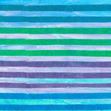 Cutting Corners Pre-Cut Quilt Kit - Kaufman - World of Stripes - Peacock