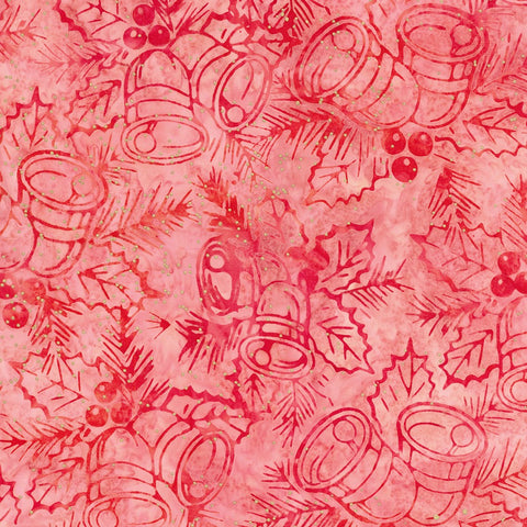 Kaufman Artisan Batiks Joyful Holidays 22641 96 Blush By The Yard