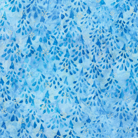 Kaufman Artisan Batiks Snowscape 22647 68 Staubblau, Meterware