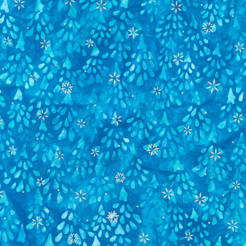 Kaufman Artisan Batiks Snowscape 22647 81 Türkis Meterware