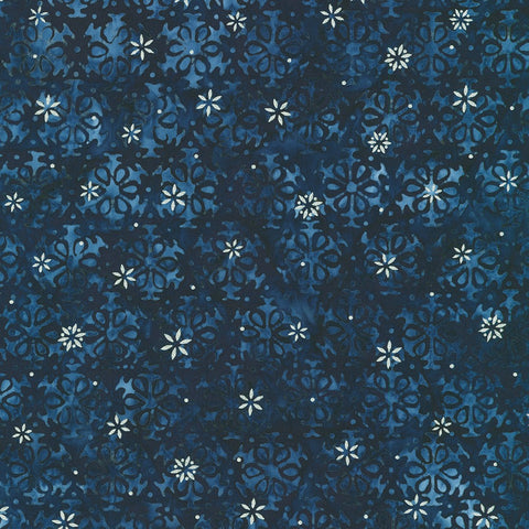 Kaufman Artisan Batiks Snowscape 22649 312 Starry Night By The Yard