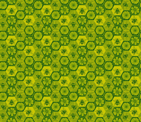 Northcott Indelible Ink AMT1005 71C Citrus Busy By The Yard