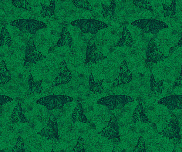 Northcott Indelible Ink AMT1006 72C Jade Winging It By The Yard