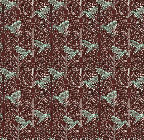 Northcott Indelible Ink AMT1007 29V Patina Humming By The Yard