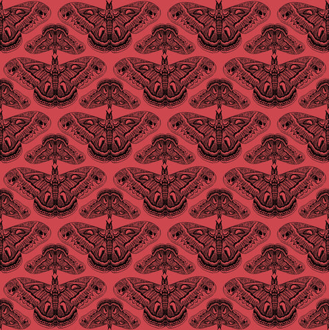 Northcott Indelible Ink AMT1008 23L Guava Cecropia By The Yard