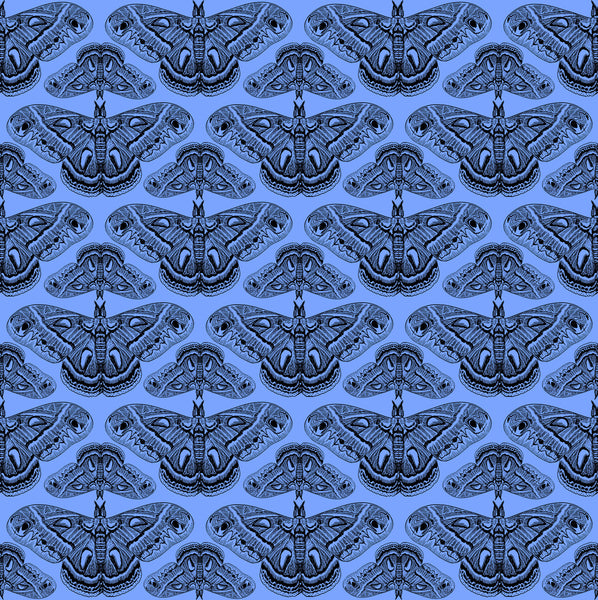 Northcott Indelible Ink AMT1008 45C Cerulean Cecropia By The Yard