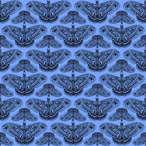 Northcott Indelible Ink AMT1008 45C Cerulean Cecropia By The Yard