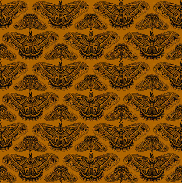 Northcott Indelible Ink AMT1008 55V Saffron Cecropia By The Yard