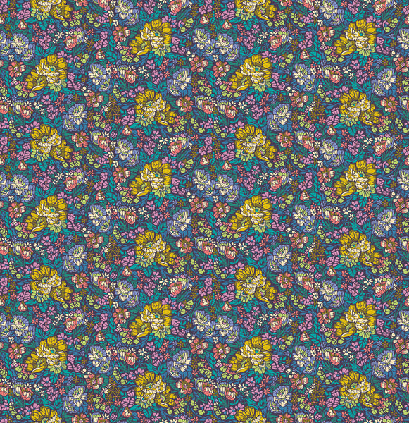 Northcott Rhapsody AMT169 62C Ocean Mosaic By The Yard
