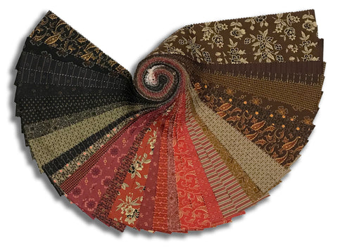 Andover Pre-Cut 40 Piece 2 1/2" Jelly Roll Strips - Bridgeport