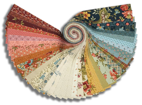 Andover Pre-Cut 40 Piece 2 1/2" Jelly Roll Strips - Farmer's Daughter